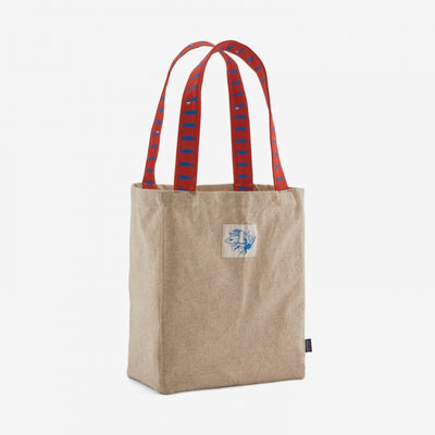 PATAGONIA Recycled Market Tote Water People Banner Classic Tan WPTN