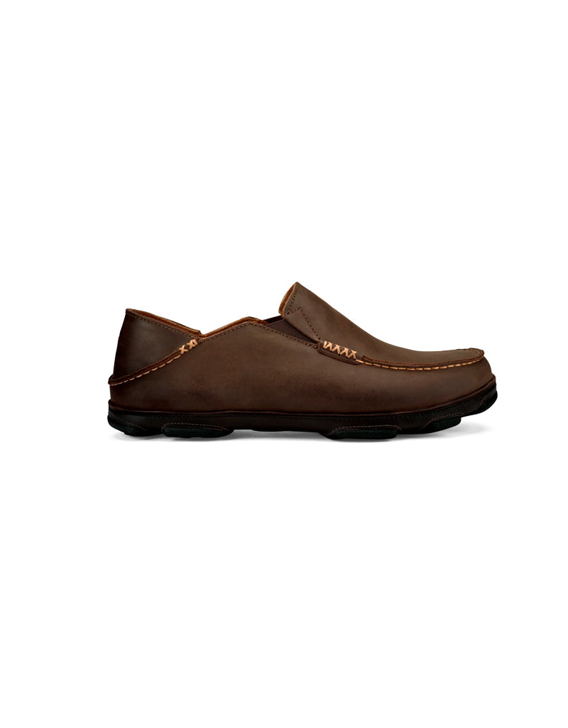 OluKai Moloā Leather Drop Heel Casual Shoes 8.5 Olukai Moloa Leather Slip-On Shoes Men main image 4