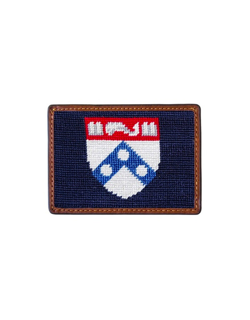 SMATHERS Needlepoint Credit Card Wallet UPenn