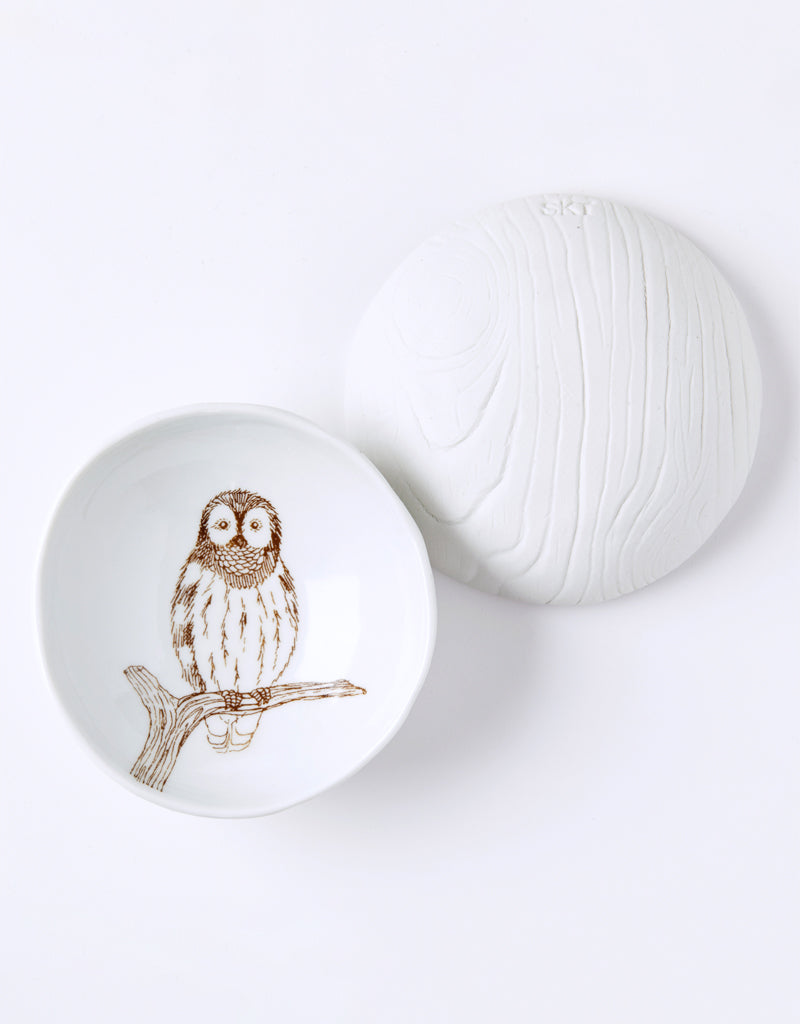 SKT CERAMICS Ceramic Catch All Owl