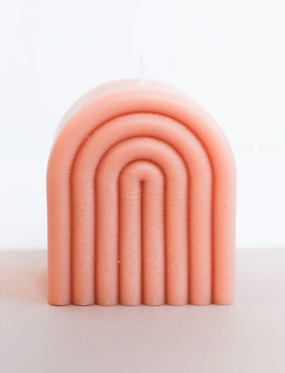 JAX KELLY Short Arch Candle Coral