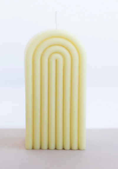 JAX KELLY Tall Arch Candle Butter