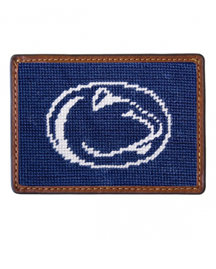 SMATHERS Needlepoint Credit Card Wallet Penn State