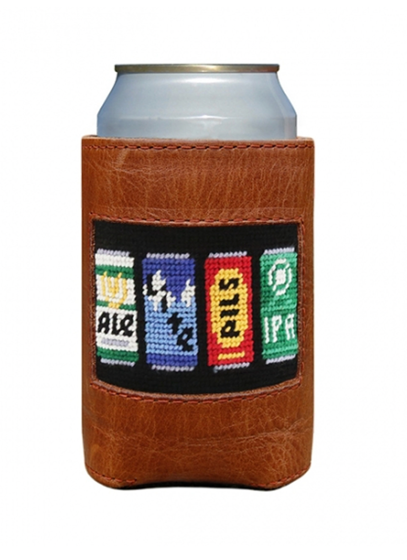 SMATHERS Needlepoint Can Cooler Beer Cans