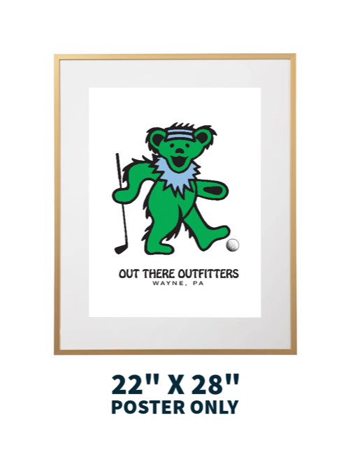 OTO Poster Golf Bear