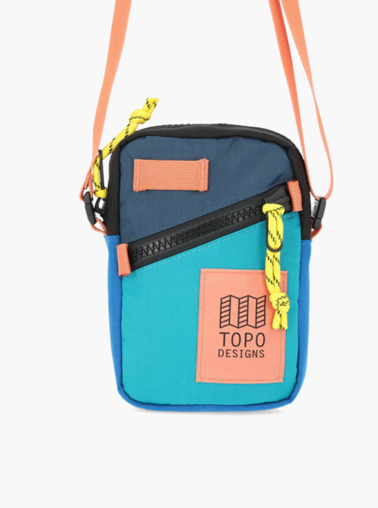 TOPO DESIGNS Mini Shoulder Bag Rose/Geode Green