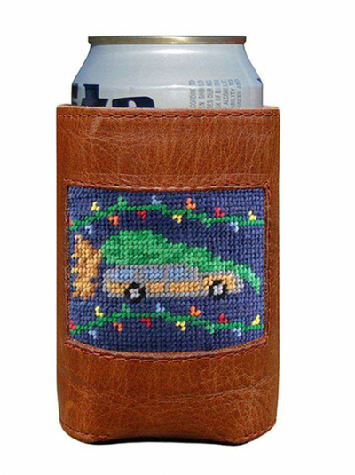 SMATHERS Needlepoint Can Cooler Christmas Vacation