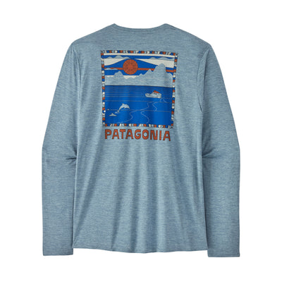 PATAGONIA Men's Long-Sleeved Capilene Cool Daily Graphic Shirt - Waters