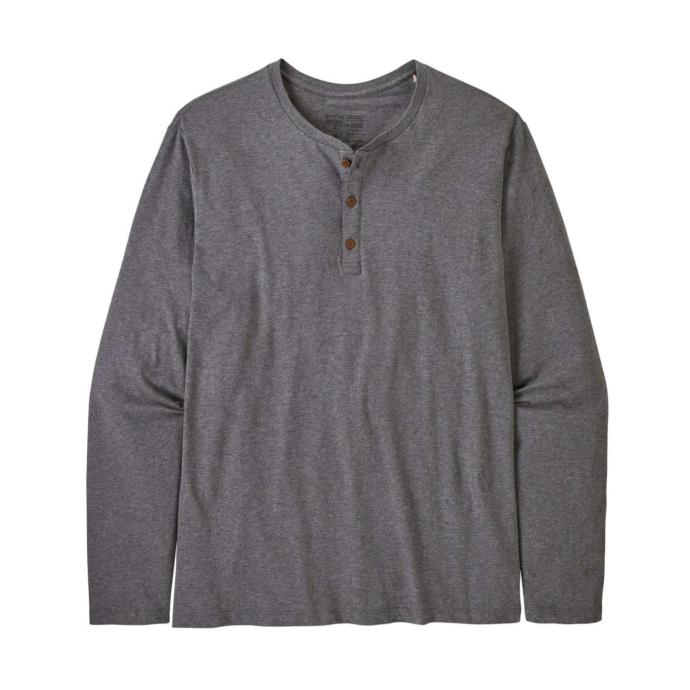 PATAGONIA Men's Regenerative Organic Certified Cotton Lightweight Henley Noble Grey NGRY