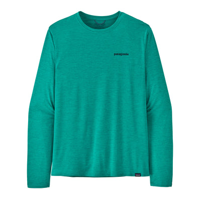 PATAGONIA Men's Long-Sleeved Capilene Cool Daily Graphic Shirt - Waters Fitz Roy Trout ubtidal Blue X-Dye FSLX / S