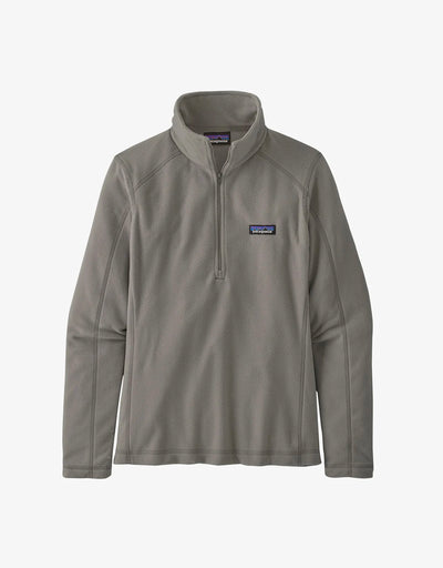 PATAGONIA Women's Micro D 1/4 Zip Feather Grey FEA