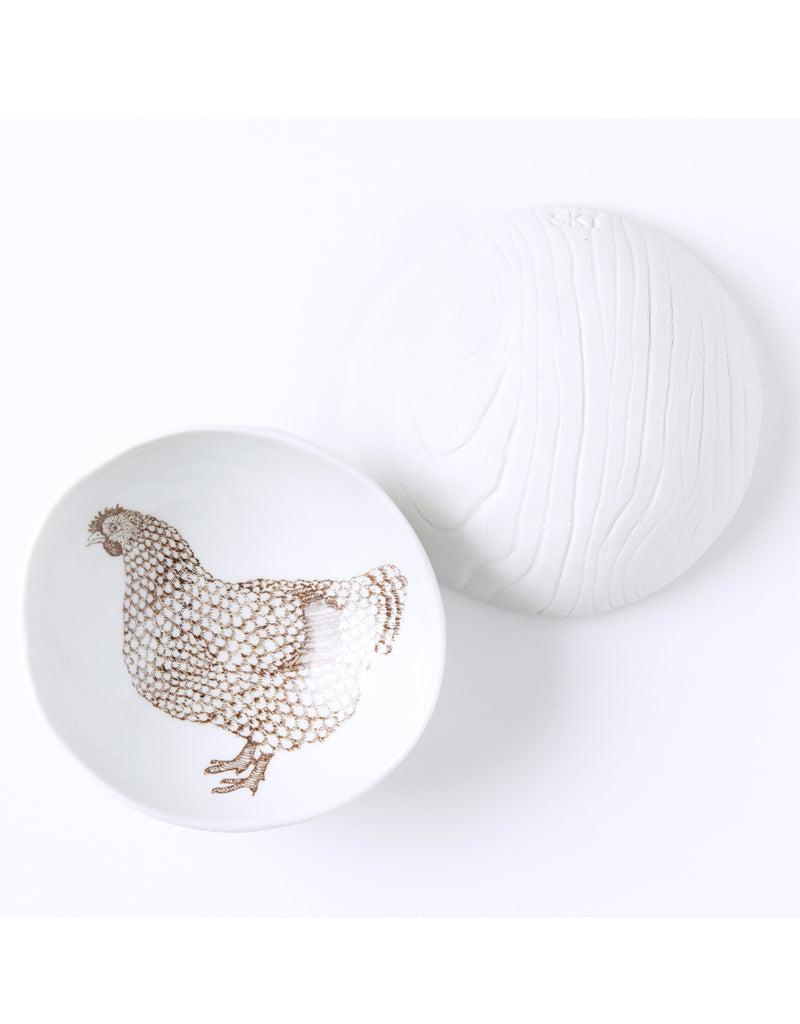 SKT CERAMICS Ceramic Catch All Hen