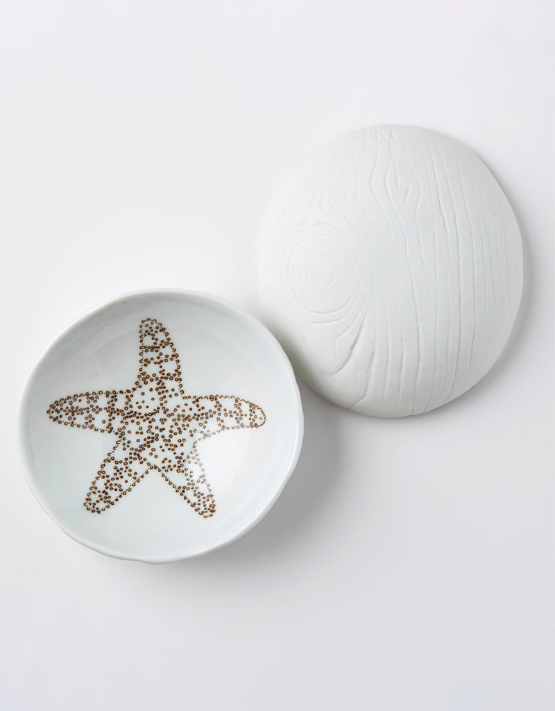 SKT CERAMICS Ceramic Catch All Starfish