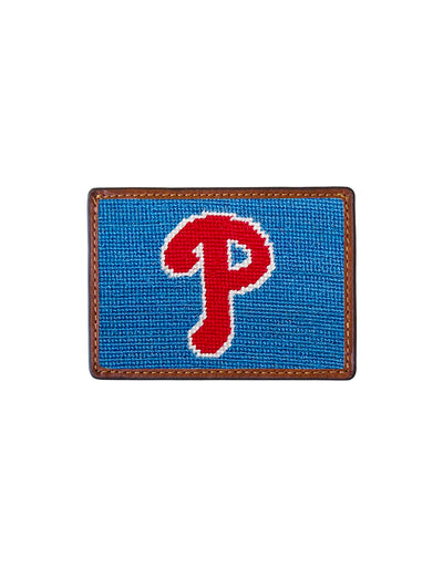 SMATHERS Needlepoint Credit Card Wallet Phillies