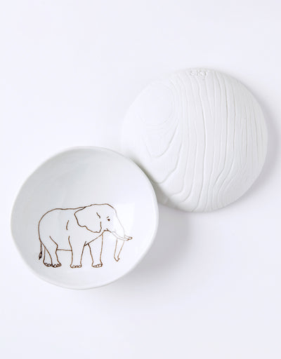 SKT CERAMICS Ceramic Catch All Elephant