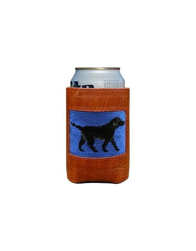 SMATHERS Needlepoint Can Cooler Black Lab