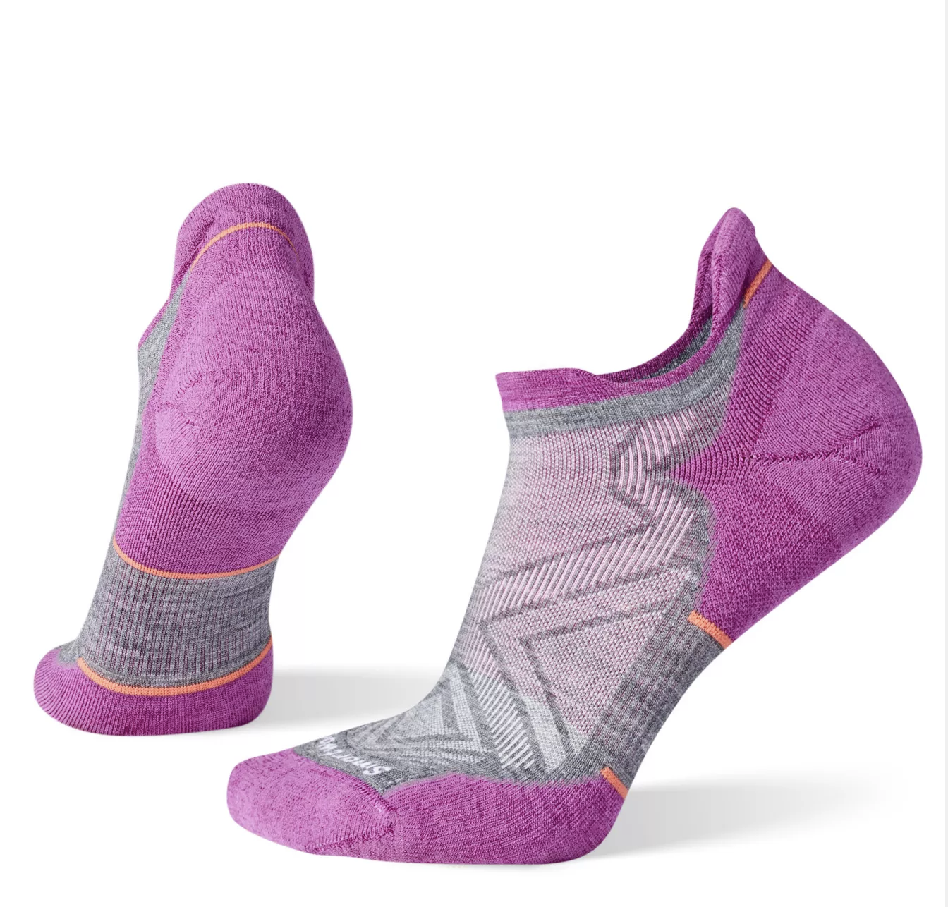 SMARTWOOL Women's Run TC Ankle Socks Light Gray 039