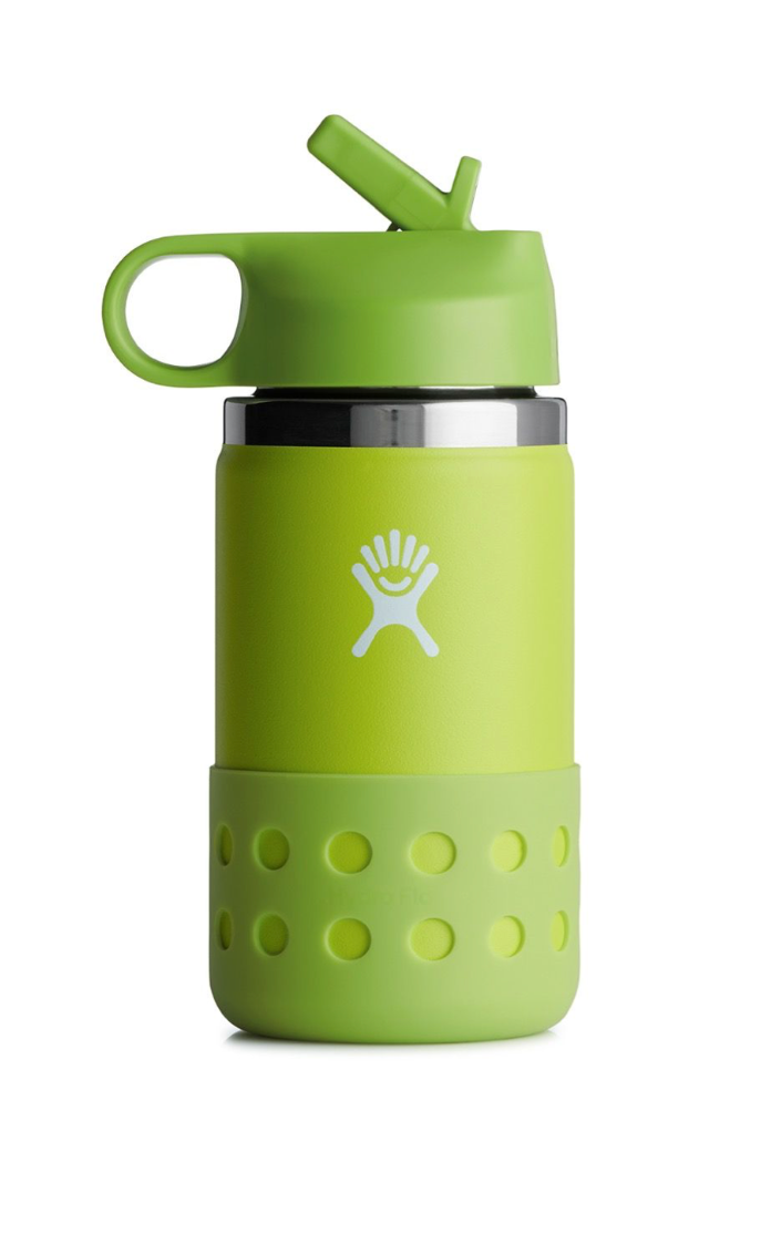 HYDRO FLASK 12 oz Kids Wide Mouth Straw Lid & Boot Firefly