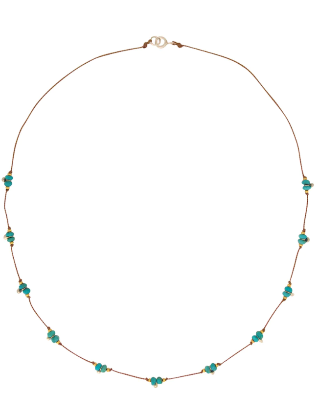 BRONWEN Trail Necklace Turquoise