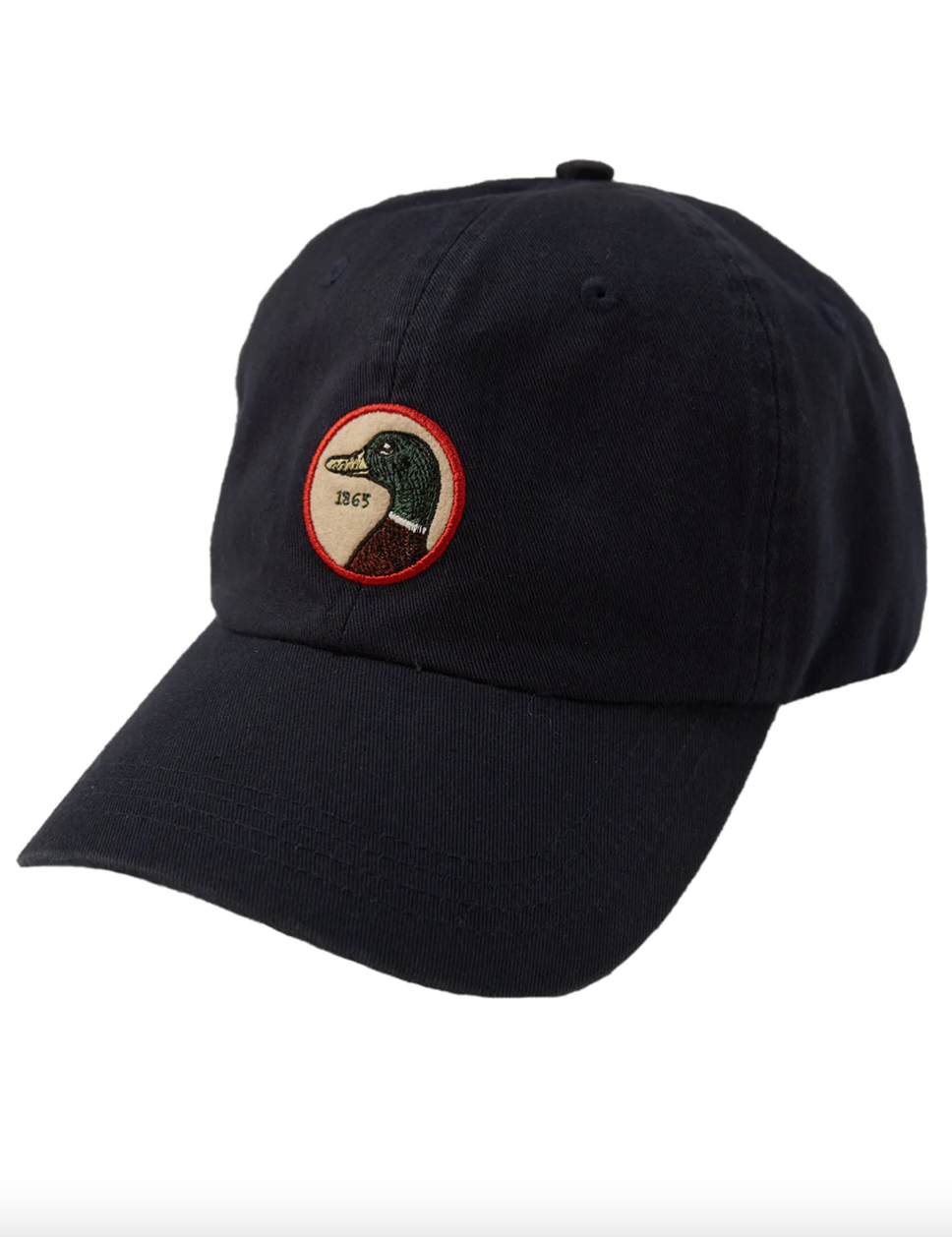 DUCK HEAD Circle Patch Twill Hat Navy