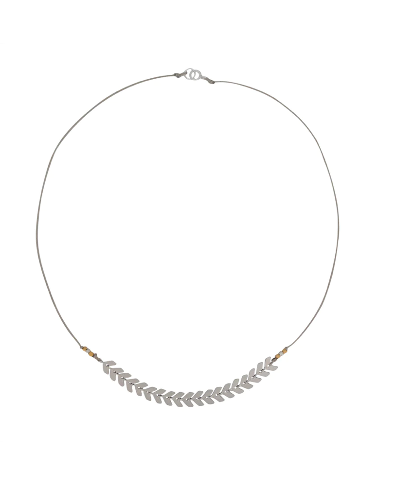 BRONWEN Cascade Necklace Silver