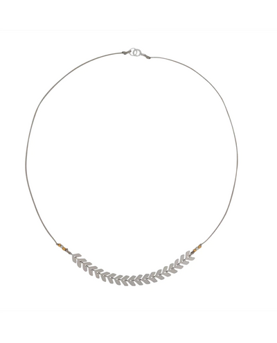 BRONWEN Cascade Necklace Silver