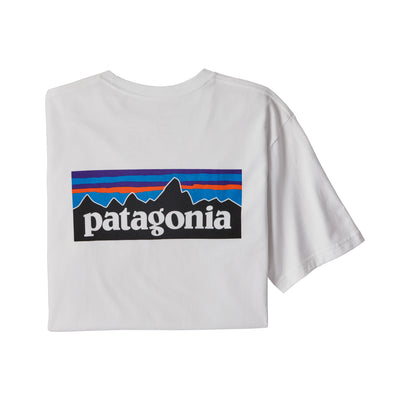 PATAGONIA Men's P-6 Logo Responsibili-Tee White WHI
