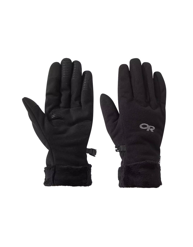 OUTDOOR RESEARCH Women's Fuzzy Sensor Gloves Black