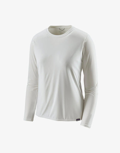 PATAGONIA Women's Long-Sleeved Capilene Cool Daily Shirt White WHI