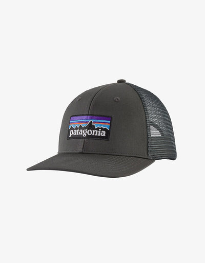 PATAGONIA P-6 Logo Trucker Hat Forge Grey FGE