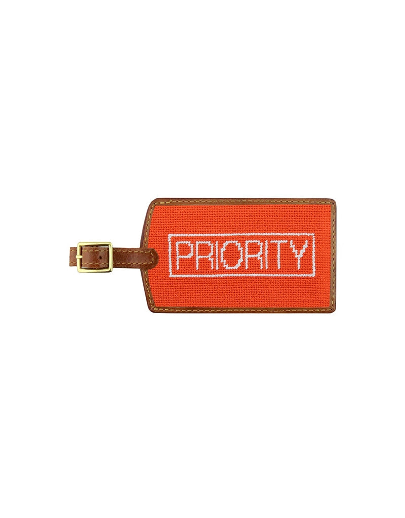 SMATHERS Needlepoint Luggage Tag Priority