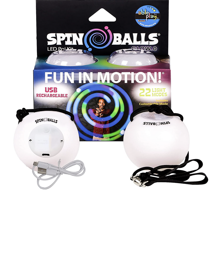 WINNING MOVES Spinballs LED Poi LED Poi