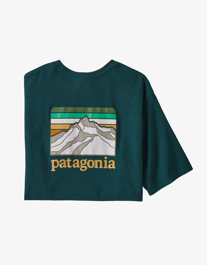 PATAGONIA Men's Line Logo Ridge Pocket Responsibili-Tee