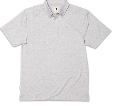 DUCK HEAD Men's SS Hayes Performance Polo Alloy Gray Heather