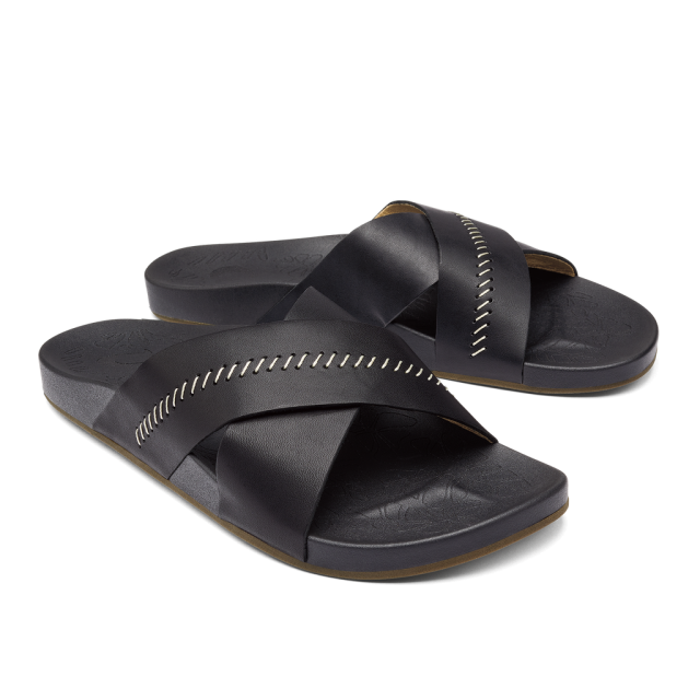 OLUKAI Women's Kipe'a 'olu Black / Black