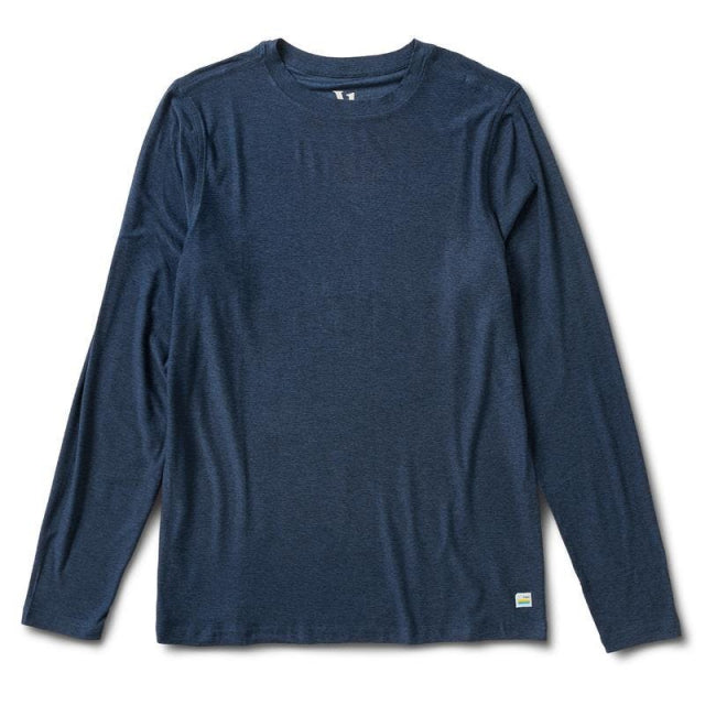 VUORI Men's L/S Strato Tech Tee Chambray Heather