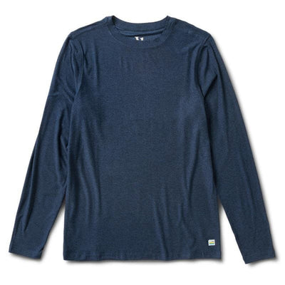 VUORI Men's L/S Strato Tech Tee Chambray Heather