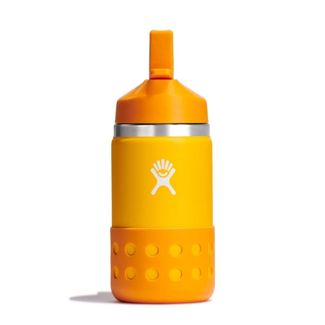 HYDRO FLASK 12 oz Kids Wide Mouth Straw Lid & Boot Canary