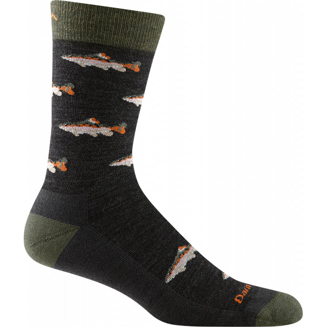 DARN TOUGH Spey Fly Crew LWC Lifestyle Sock Charcoal