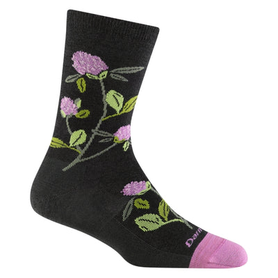 DARN TOUGH Women's Blossom Crew LW Lifestyle Sock Charcoal