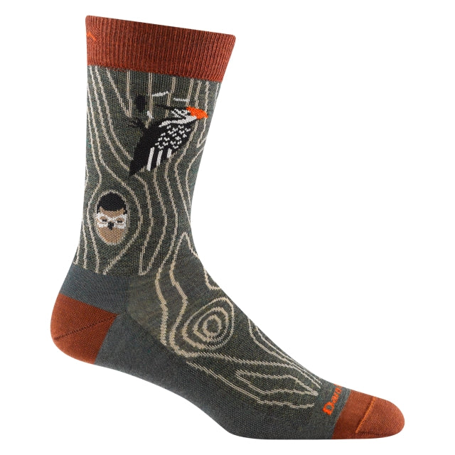 DARN TOUGH Woody Crew LW Lifestyle Sock Forest