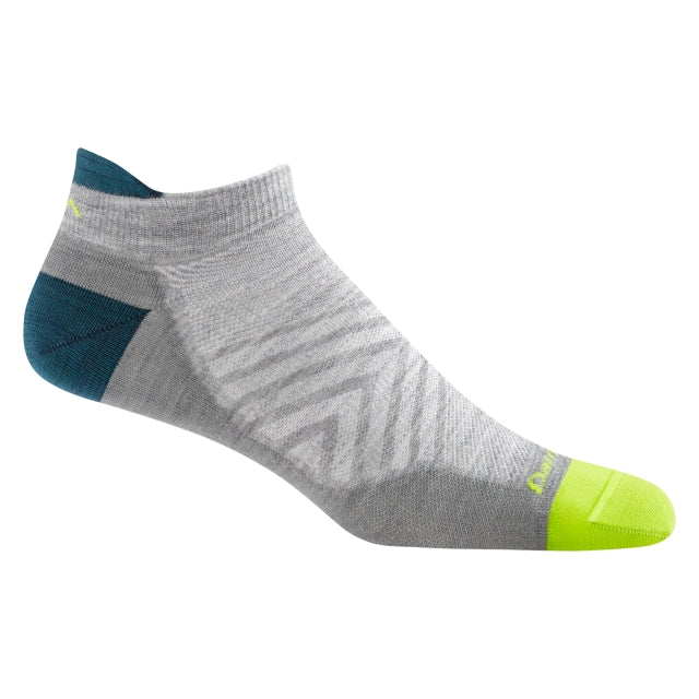 DARN TOUGH Run No Show Tab Ultra-LW Running Sock Gray