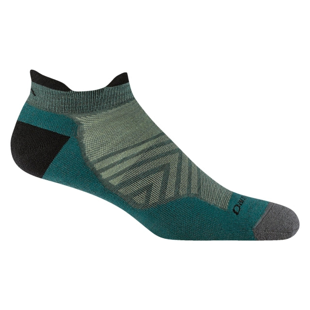 DARN TOUGH Run No Show Tab Ultra-LWC Running Sock Teal