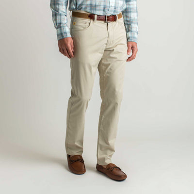 DUCK HEAD Men's Shoreline Five-Pocket Pant Stone / 38W / 32L