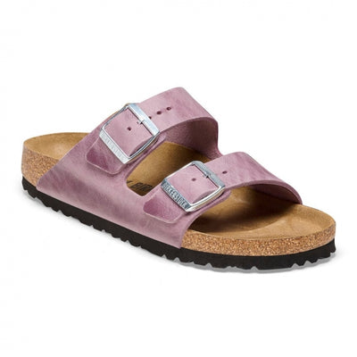 BIRKENSTOCK Arizona Narrow Oiled Leather Lavender