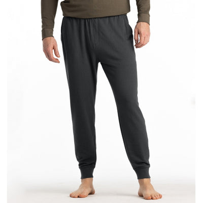 FREE FLY Men's Bamboo Lightweight Fleece Jogger Black Sand