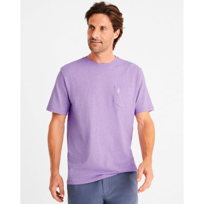 JOHNNIE-O Men's Heathered Dale T-Shirt Aster