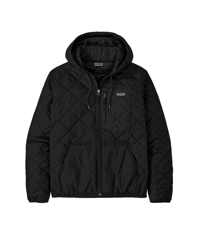 Men's Diamond Quilted Bomber Hoody