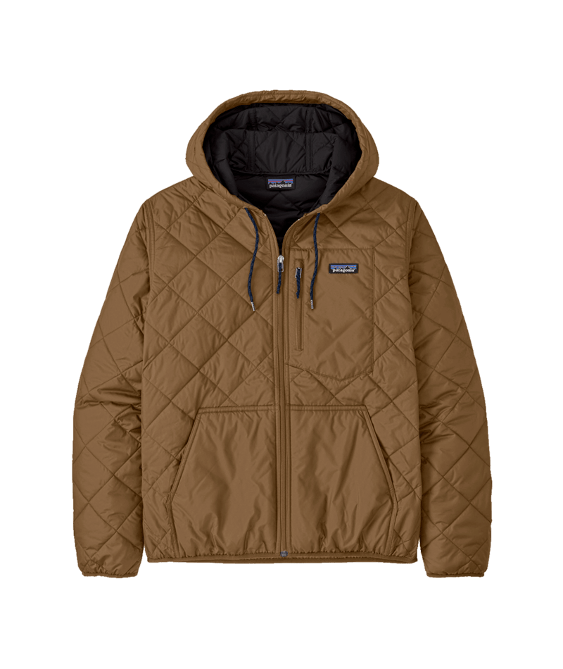 Men's Diamond Quilted Bomber Hoody