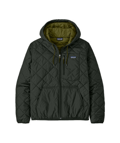 Men's Diamond Quilted Bomber Hoody